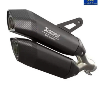 AKRAPOVIC CARBON TITANIUM BLACK DOUBLE BMW R1300GS/GSA